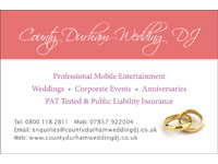 County Durham Wedding DJ